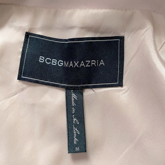 BCBGMAXAZRIA Corpcore Classic Money Maker Office Blazer Bear Pink Women's Size M - Picture 11 of 13